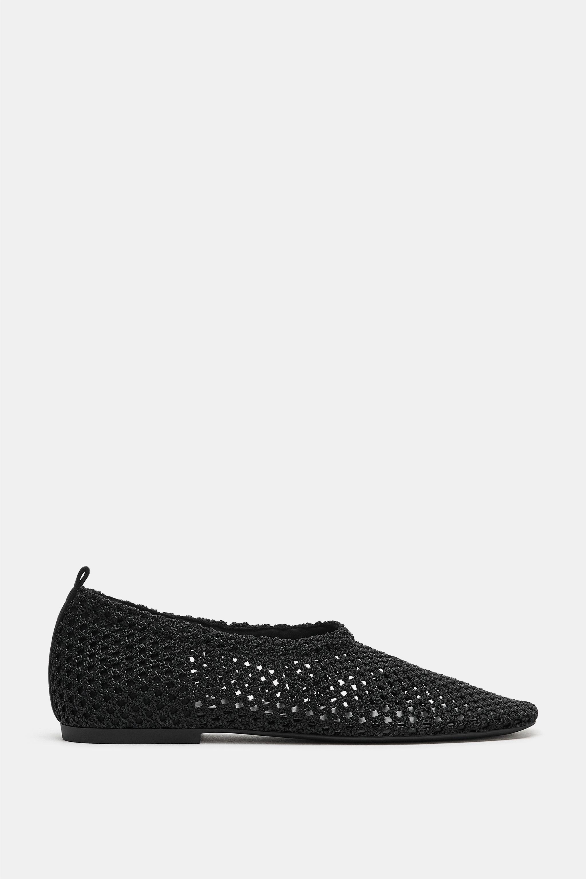 BALLERINES PLATES EN RÉSILLE